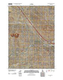 Crater Rings Idaho Historical topographic map, 1:24000 scale, 7.5 X 7.5 Minute, Year 2010