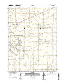 Crater Rings SE Idaho Current topographic map, 1:24000 scale, 7.5 X 7.5 Minute, Year 2013