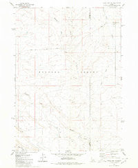 Crows Nest NE Idaho Historical topographic map, 1:24000 scale, 7.5 X 7.5 Minute, Year 1980