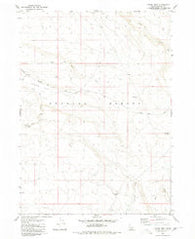 Crows Nest Idaho Historical topographic map, 1:24000 scale, 7.5 X 7.5 Minute, Year 1980