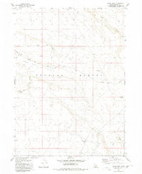 Crows Nest Idaho Historical topographic map, 1:24000 scale, 7.5 X 7.5 Minute, Year 1980
