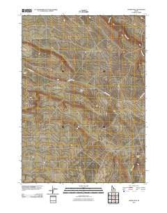 Crows Nest Idaho Historical topographic map, 1:24000 scale, 7.5 X 7.5 Minute, Year 2010