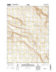 Crows Nest Idaho Current topographic map, 1:24000 scale, 7.5 X 7.5 Minute, Year 2013