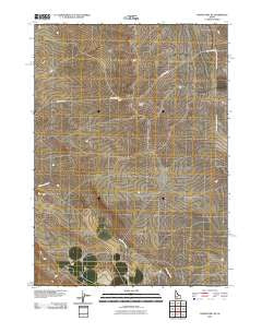 Crows Nest NE Idaho Historical topographic map, 1:24000 scale, 7.5 X 7.5 Minute, Year 2010