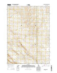Crows Nest NE Idaho Current topographic map, 1:24000 scale, 7.5 X 7.5 Minute, Year 2013