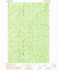 Crystal Peak Idaho Historical topographic map, 1:24000 scale, 7.5 X 7.5 Minute, Year 1990