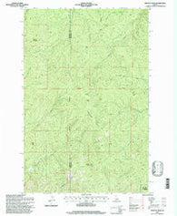 Crystal Peak Idaho Historical topographic map, 1:24000 scale, 7.5 X 7.5 Minute, Year 1995