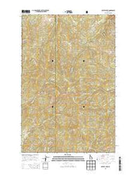 Crystal Peak Idaho Current topographic map, 1:24000 scale, 7.5 X 7.5 Minute, Year 2013