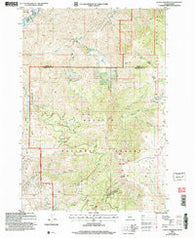 Cuddy Mountain Idaho Historical topographic map, 1:24000 scale, 7.5 X 7.5 Minute, Year 2004