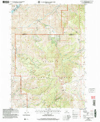 Cuddy Mountain Idaho Historical topographic map, 1:24000 scale, 7.5 X 7.5 Minute, Year 2004