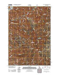 Cuddy Mountain Idaho Historical topographic map, 1:24000 scale, 7.5 X 7.5 Minute, Year 2011