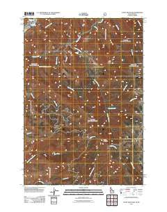 Cuddy Mountain Idaho Historical topographic map, 1:24000 scale, 7.5 X 7.5 Minute, Year 2011