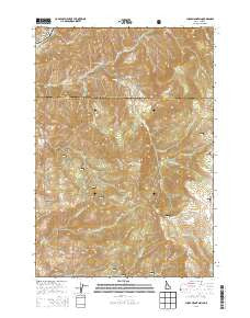 Cuddy Mountain Idaho Current topographic map, 1:24000 scale, 7.5 X 7.5 Minute, Year 2013