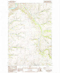 Culdesac North Idaho Historical topographic map, 1:24000 scale, 7.5 X 7.5 Minute, Year 1984