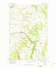 Culdesac Idaho Historical topographic map, 1:62500 scale, 15 X 15 Minute, Year 1958