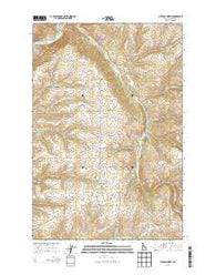 Culdesac North Idaho Current topographic map, 1:24000 scale, 7.5 X 7.5 Minute, Year 2013