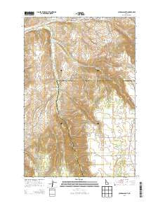 Culdesac South Idaho Current topographic map, 1:24000 scale, 7.5 X 7.5 Minute, Year 2013