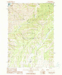 Cuprum Idaho Historical topographic map, 1:24000 scale, 7.5 X 7.5 Minute, Year 1990