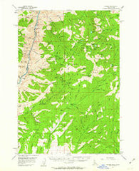 Cuprum Idaho Historical topographic map, 1:62500 scale, 15 X 15 Minute, Year 1957