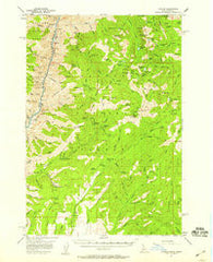 Cuprum Idaho Historical topographic map, 1:62500 scale, 15 X 15 Minute, Year 1957