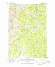 Cuprum Idaho Historical topographic map, 1:62500 scale, 15 X 15 Minute, Year 1957