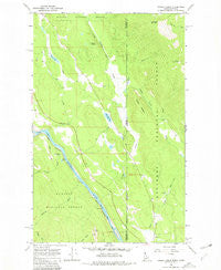 Curley Creek Idaho Historical topographic map, 1:24000 scale, 7.5 X 7.5 Minute, Year 1965