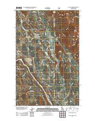 Curley Creek Idaho Historical topographic map, 1:24000 scale, 7.5 X 7.5 Minute, Year 2011