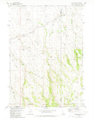 Curtis Draw Idaho Historical topographic map, 1:24000 scale, 7.5 X 7.5 Minute, Year 1980