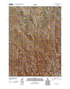 Curtis Draw Idaho Historical topographic map, 1:24000 scale, 7.5 X 7.5 Minute, Year 2011