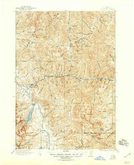 Custer Idaho Historical topographic map, 1:125000 scale, 30 X 30 Minute, Year 1922