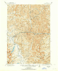 Custer Idaho Historical topographic map, 1:125000 scale, 30 X 30 Minute, Year 1919