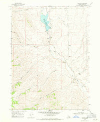 Daniels Idaho Historical topographic map, 1:24000 scale, 7.5 X 7.5 Minute, Year 1968