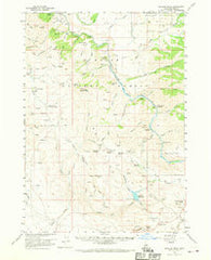 Danskin Peak Idaho Historical topographic map, 1:62500 scale, 15 X 15 Minute, Year 1960