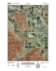 Darlington Idaho Historical topographic map, 1:24000 scale, 7.5 X 7.5 Minute, Year 2011