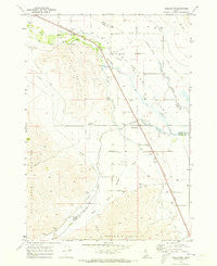 Darlington Idaho Historical topographic map, 1:24000 scale, 7.5 X 7.5 Minute, Year 1969