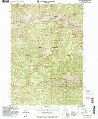 Dave Lewis Peak Idaho Historical topographic map, 1:24000 scale, 7.5 X 7.5 Minute, Year 2004