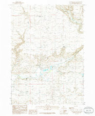 Davis Mountain SW Idaho Historical topographic map, 1:24000 scale, 7.5 X 7.5 Minute, Year 1986