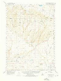 Davis Mountain Idaho Historical topographic map, 1:62500 scale, 15 X 15 Minute, Year 1957