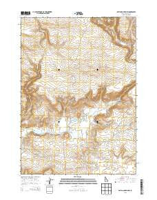 Davis Mountain SW Idaho Current topographic map, 1:24000 scale, 7.5 X 7.5 Minute, Year 2013