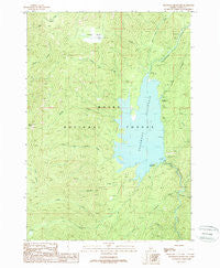 Deadwood Reservoir Idaho Historical topographic map, 1:24000 scale, 7.5 X 7.5 Minute, Year 1988
