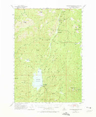 Deadwood Reservoir Idaho Historical topographic map, 1:62500 scale, 15 X 15 Minute, Year 1953