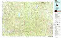 Deadwood River Idaho Historical topographic map, 1:100000 scale, 30 X 60 Minute, Year 1982