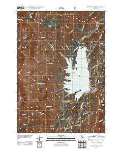 Deadwood Reservoir Idaho Historical topographic map, 1:24000 scale, 7.5 X 7.5 Minute, Year 2011