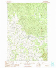 Deary Idaho Historical topographic map, 1:24000 scale, 7.5 X 7.5 Minute, Year 1990
