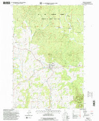 Deary Idaho Historical topographic map, 1:24000 scale, 7.5 X 7.5 Minute, Year 1994