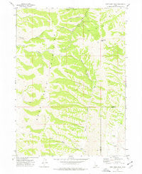 Deep Creek Peak Idaho Historical topographic map, 1:24000 scale, 7.5 X 7.5 Minute, Year 1973