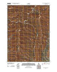 Deep Creek Peak Idaho Historical topographic map, 1:24000 scale, 7.5 X 7.5 Minute, Year 2010
