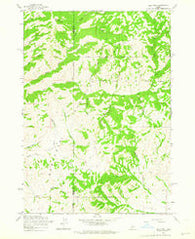 Deer Mountain Idaho Historical topographic map, 1:24000 scale, 7.5 X 7.5 Minute, Year 1963