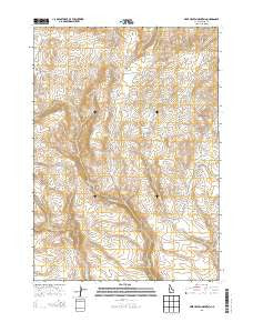 Deer Heaven Mountain Idaho Current topographic map, 1:24000 scale, 7.5 X 7.5 Minute, Year 2013