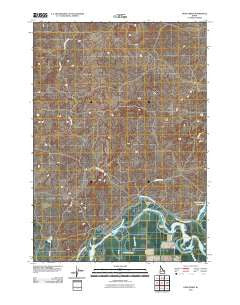 Deer Parks Idaho Historical topographic map, 1:24000 scale, 7.5 X 7.5 Minute, Year 2010